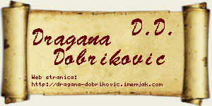 Dragana Dobriković vizit kartica